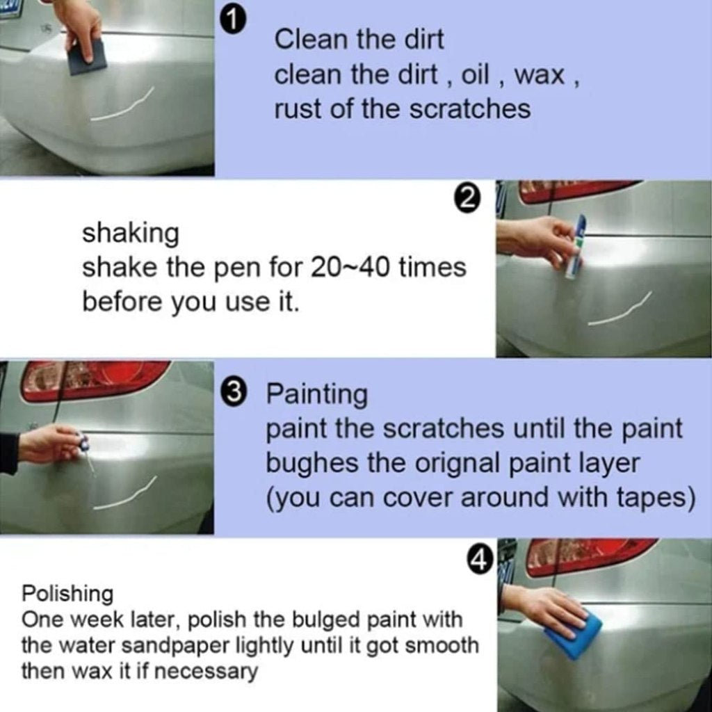 Car Scratch Remover Black  Car Paint Repair Pen Black, Car Paint Black Glossy, Car Scratch Repair Paint Pen (Pack Of 1)