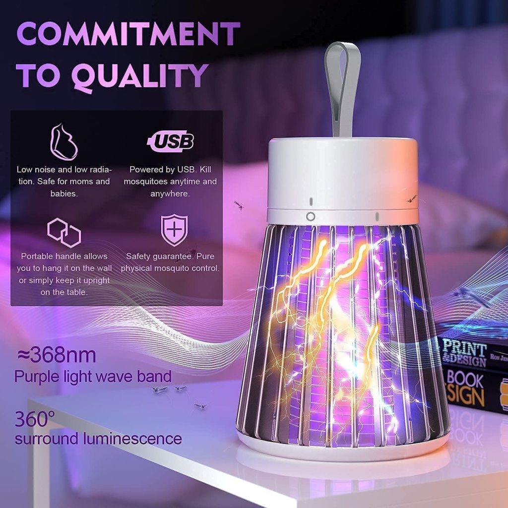 Eco Friendly Electronic LED Mosquito Killer Machine Trap Lamp, Screen Protector Mosquito Killer lamp for Home, USB Powered Electronic