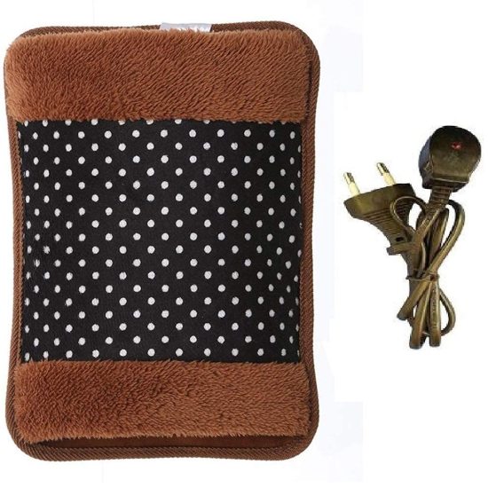 Velvet Heating Bag, Heat Bags for Pain Relief with soft velvet hand pocket, Electric hot Pad, Heat Water Bottle (Multi Color)