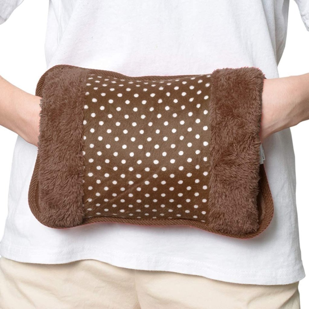 Velvet Heating Bag, Heat Bags for Pain Relief with soft velvet hand pocket, Electric hot Pad, Heat Water Bottle (Multi Color)