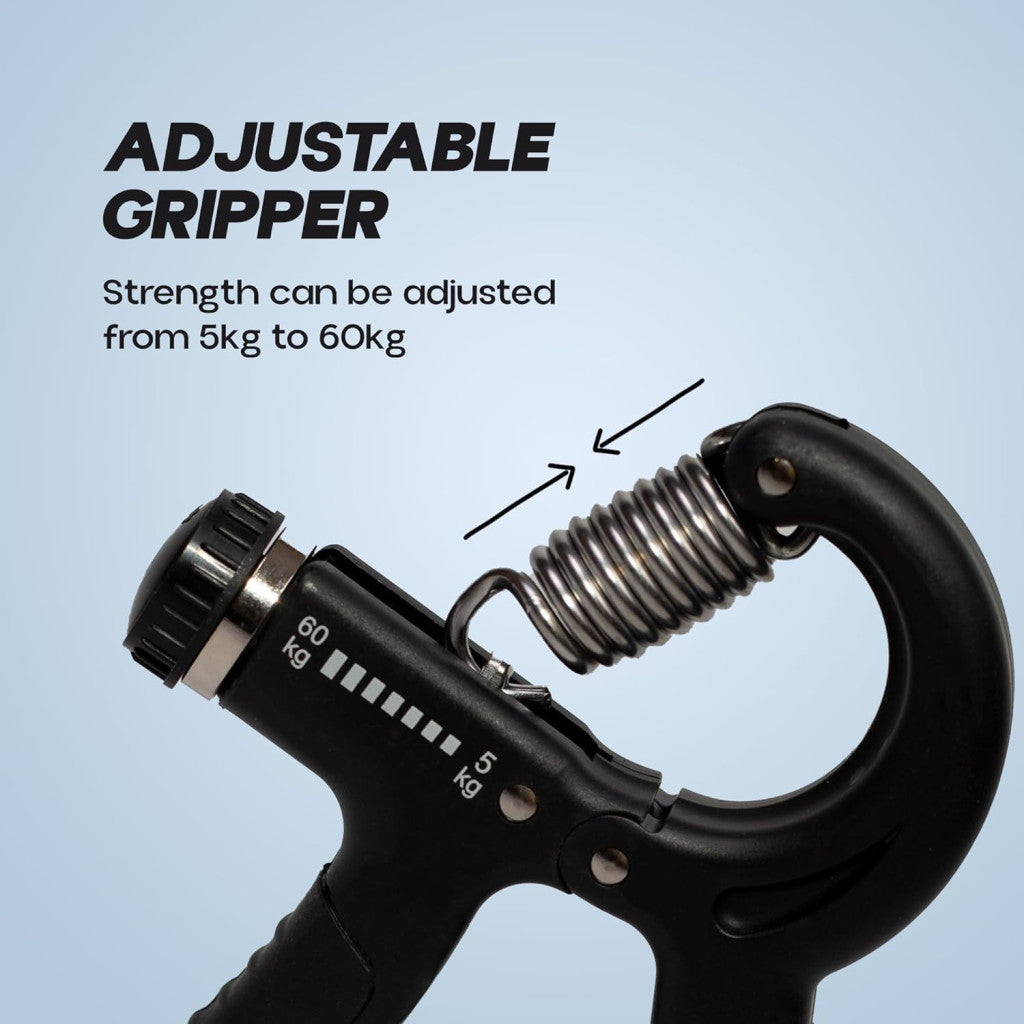 Adjustable Hand Grip Strengthener Hand Gripper With Counter for Men & Women for Gym Workout Hands Exercise Equipment to Use in Home for Forearm, Finger Exercise Power Gripper