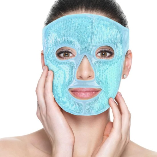 Ice Gel Face Mask For Hot and Cold Cooling Ice Relaxing Face Gel Mask for Cool therapy and Glowing ( Pack of 1 )