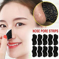 Pack of 12pcs Deep Cleansing Forehead Blackhead Remover Pore Cleanser Bamboo Charcoal Nose Strips for Women | Removes Whiteheads | with Natural Aloe Vera & Witch Hazel Extracts Activated Charcoal (Black Color)  [BUY 3 GET EXTRA 10% OFF]