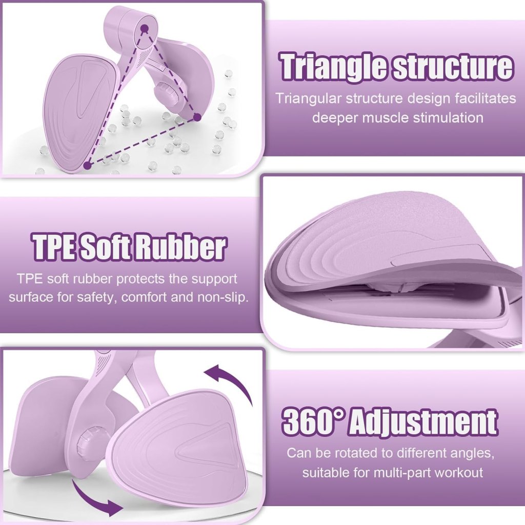 Thigh Master and Inner Thigh Exercise Equipment | Pelvic Floor Exerciser Device | Training Tool | for Home, Gym, Fitness, Workout, Stretcher | for Men & Women