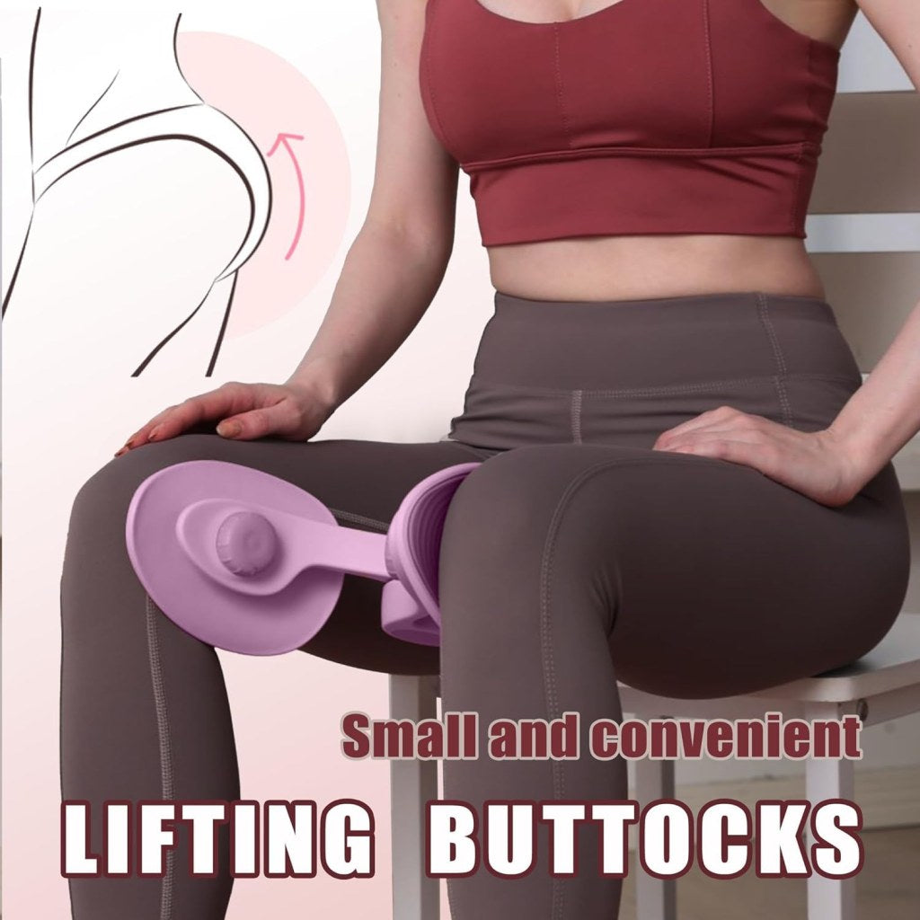 Thigh Master and Inner Thigh Exercise Equipment | Pelvic Floor Exerciser Device | Training Tool | for Home, Gym, Fitness, Workout, Stretcher | for Men & Women
