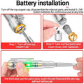 ntelligent High-Brightness Voltage Electrical Tester Pen, Multi-function LED Test Pen with Screwdriver for Electric Power Testing, 70-250V Induction Power Detector Pen Non-Contact AC Voltage Tester Pen.