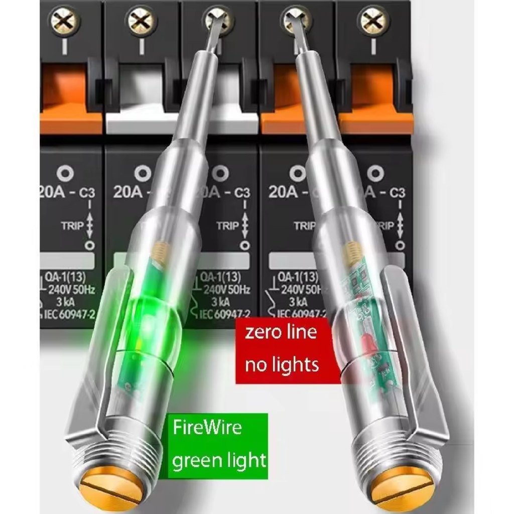 ntelligent High-Brightness Voltage Electrical Tester Pen, Multi-function LED Test Pen with Screwdriver for Electric Power Testing, 70-250V Induction Power Detector Pen Non-Contact AC Voltage Tester Pen.