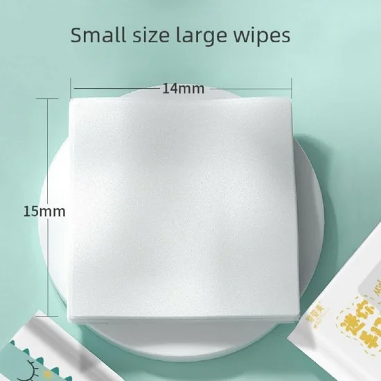 Portable Disposable Pocket Water Wipes for Baby Skin Care, Baby Skin Care Wet Tissue Travel Children Baby Hand & Face Baby Sanitizing Cleansing/Moisturising Wipes For Fresh - Travel-Friendly (Pack of 1/64wipes). [BUY 3 TO GET 60% OFF]