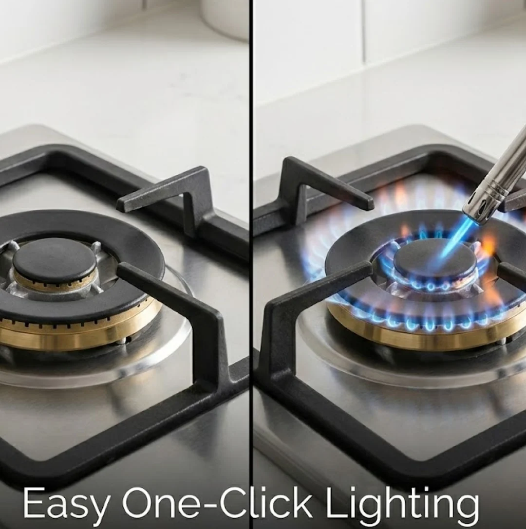Gas Lighter – Durable Stainless Steel Piezo Ignition | ChefArmor