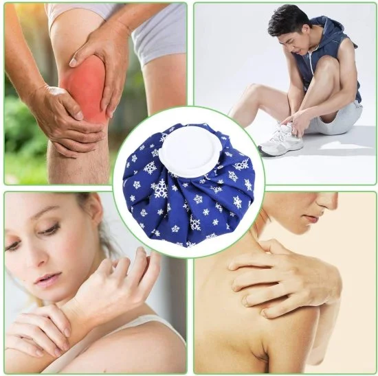Ice Bag Pain Relief Heat Pack Sports Injury Reusable First Aid for Knee Head Face Leg (multicolor)