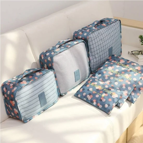 Packing Cube Travel Organizer for Men and Women Luggage Laundry Clothes Storage Pouch Bags