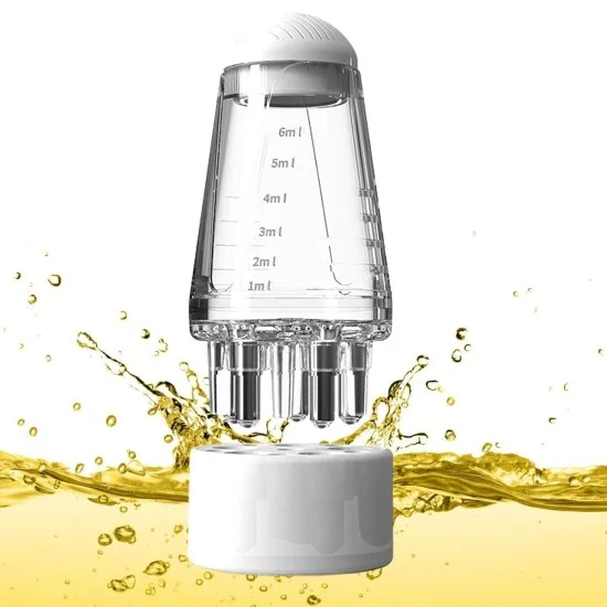 Hair Oil Applicator Comb, Smooth Root Comb Applicator Bottle For Scalp Oil, Anti-Leak, Anti Hair Loss Lotion Dispenser, Anti-Leak, Salon Care, Oily/Greasy Hair (Transparent- 10Ml/Pack of 1).