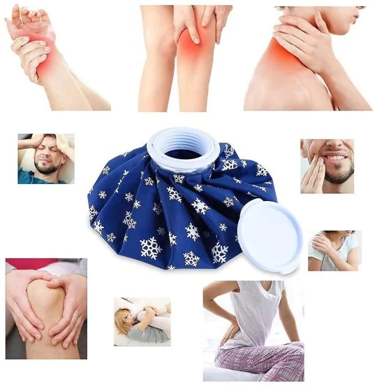 Ice Bag Pain Relief Heat Pack Sports Injury Reusable First Aid for Knee Head Face Leg (multicolor)