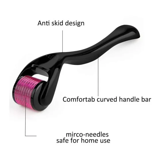 Derma Roller 0.5mm For Face Acne Scars Remover, 540 Titanium Alloy Needles For Anti-aging