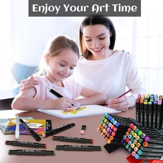 48 Pcs Color Markers Pen Office & Stationery