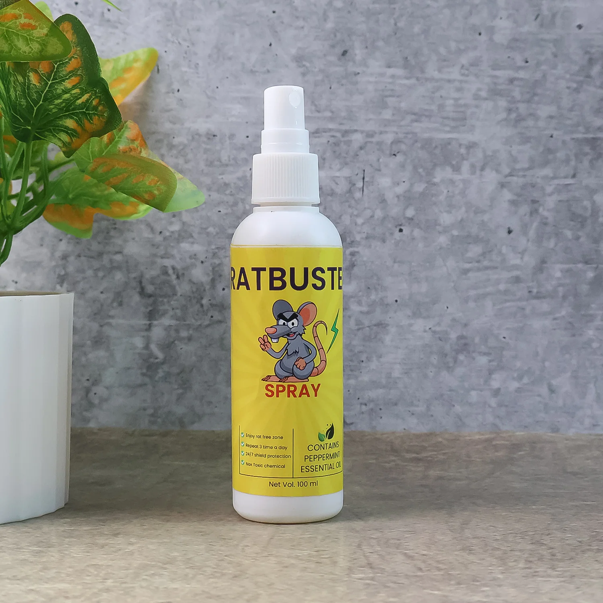 Rat Repellent Spray 100ML – Non-Toxic Herbal Rodent Control  [BUY 2 GET EXTRA 10% OFF]