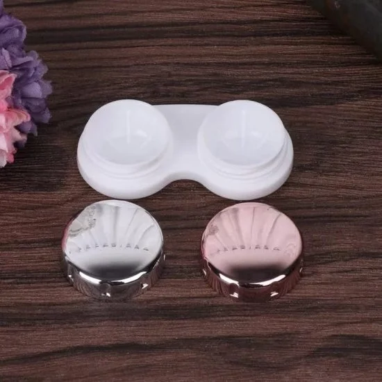 Contact Lens Case | Lens Box for Travel | Lens Case for Contact Lenses with Mirror, Tweezer, Applicator, Solution Bottle & Lens Box
