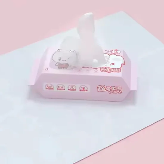 Portable Disposable Pocket Water Wipes for Baby Skin Care, Baby Skin Care Wet Tissue Travel Children Baby Hand & Face Baby Sanitizing Cleansing/Moisturising Wipes For Fresh - Travel-Friendly (Pack of 1/64wipes). [BUY 3 TO GET 60% OFF]