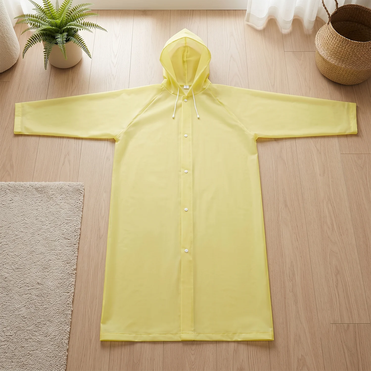 EVA Rain Coat – Lightweight Hooded Design For Monsoon
