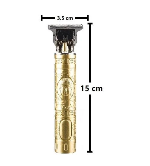 Trimmer For Men Buddha Style Trimmer, Professional Rechargeable Cordless Electric Hair Clippers Trimmer Hair Cutting Kit with 4 Guide Combs for Men T-Blade