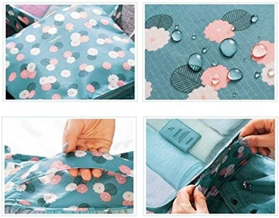 Packing Cube Travel Organizer for Men and Women Luggage Laundry Clothes Storage Pouch Bags