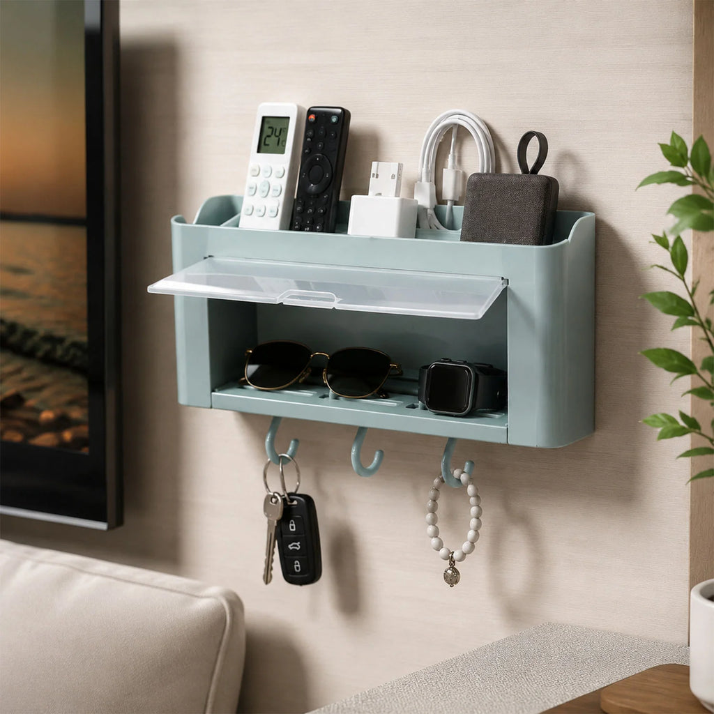 Wall Mounted Storage Organizer Shelf Bathroom Kitchen Solution